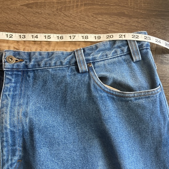 Mens EUC Duluth Trading Co Relaxed Fit Blue Jeans Size 46x31 - Picture 4 of 9